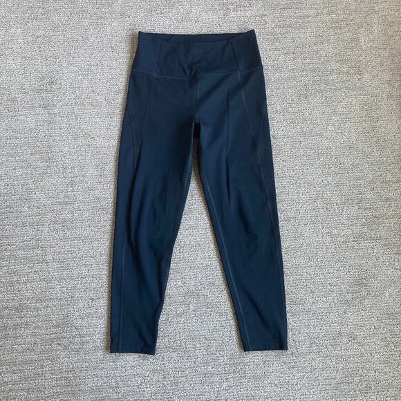 Girlfriend Collective Compressive High-Waisted Leggings in Black, Size M | EUC - Picture 1 of 5